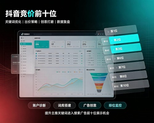 定结抖音搜索竞价